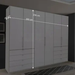 Schlafbereich Kleiderschrank mit acht Schubkästen - Dolienca Schränke