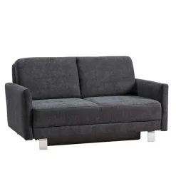 Best Schlafcouch mit Bettkasten in Blaugrau - Casmas Betten|Sofas