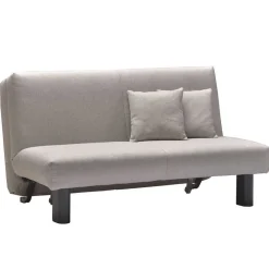 Best Schlafsofa als Einzelbett oder Doppelbett Tutran in Hellgrau Webstoff Sofas