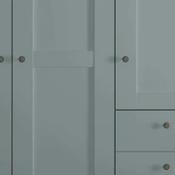 Sale Schlafzimmer Kleiderschrank in Graugrün - Rajavo Kleiderschränke|Schränke