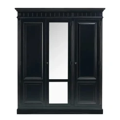 Outlet Schlafzimmer Kleiderschrank Andoro in Schwarz Kleiderschränke|Schränke