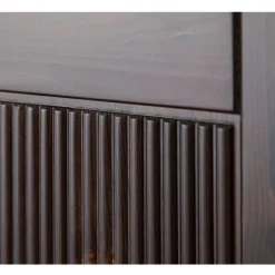 Outlet Schlafzimmer Kleiderschrank in Dunkelbraun - Nauizia Kleiderschränke