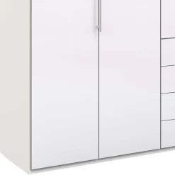 Sale Schlafzimmer Kombi-Kleiderschrank in Weiß - Dolienca Kleiderschränke|Schränke