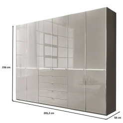 Schlafzimmer Kombischrank 6-türig - Korcula Kleiderschränke