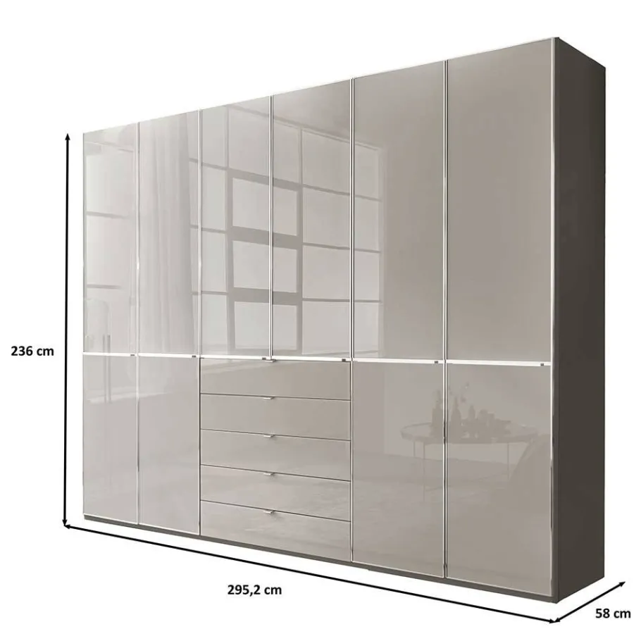 Schlafzimmer Kombischrank 6-türig - Korcula Kleiderschränke