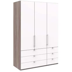 Best Schlafzimmer Kombi-Schrank mit sechs Schubladen - Tivierto Kleiderschränke|Schränke