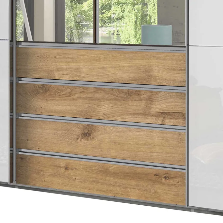 Sale Schlafzimmerkleiderschrank mit Dreh- & Schiebetüren - Stufania I Kleiderschränke