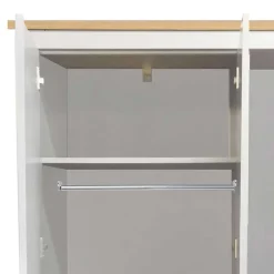 Sale Schlafzimmerschrank in Grau & Eichefarben - Poliesti Kleiderschränke|Schränke