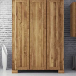 Sale Schlafzimmerschrank Vaskov aus Wildeiche Massivholz KleiderschrÀnke