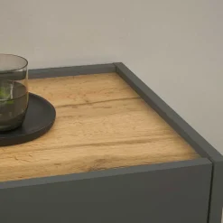 Sale Schlicht-moderne Wohnwand Möbel - Ahilav (vierteilig) Wohnwände