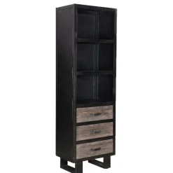 Best Schrank mit drei Schubladen & drei Fächern - Vebugran Regale|Vitrinen