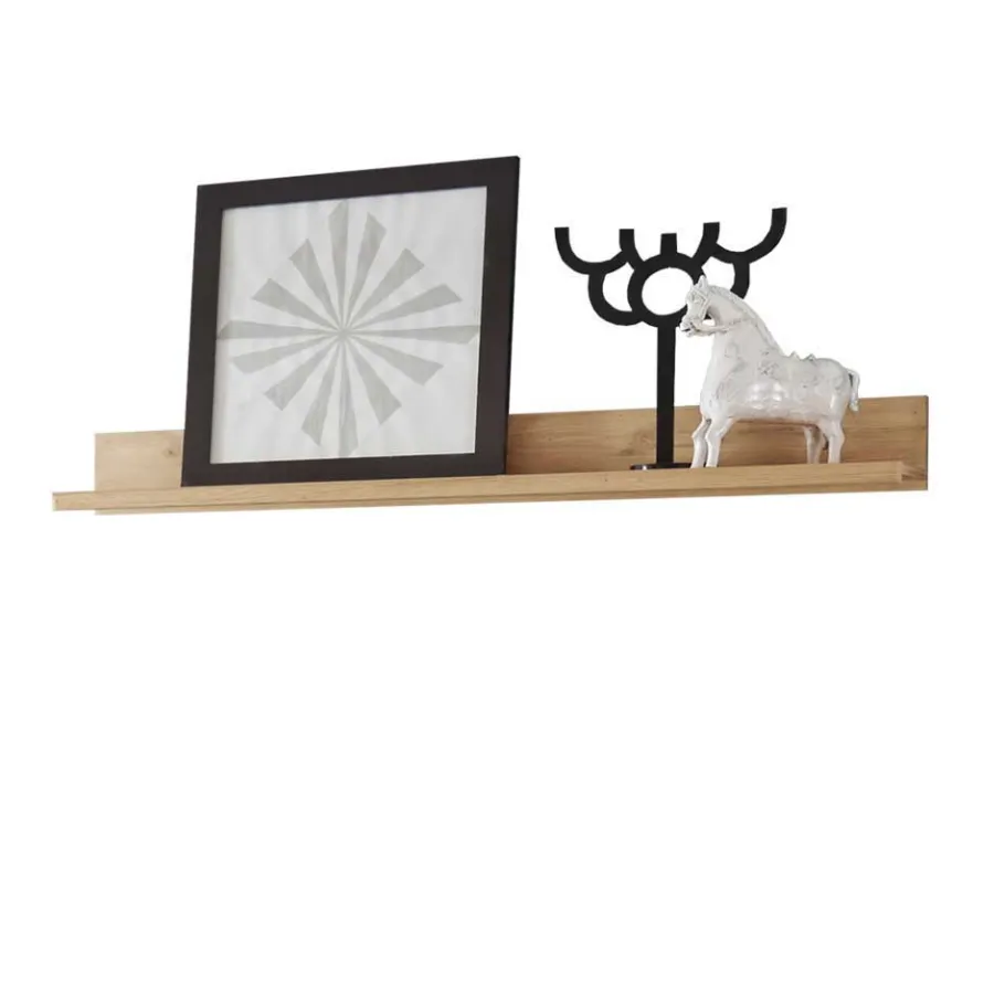 Online Schrankwand Smonia aus Wildeiche Bianco (vierteilig) Wohnwände