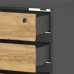 Outlet Schreibtisch & Rollcontainer 158x79 cm - Contrage (zweiteilig) Tische