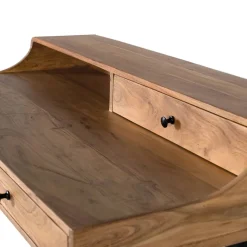 Hot Schreibtisch aus Akazie Massivholz - Sugora Tische