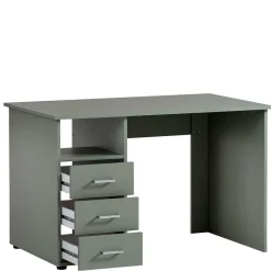 Schreibtisch mit Schubladen in Graugrün - Fegura Tische