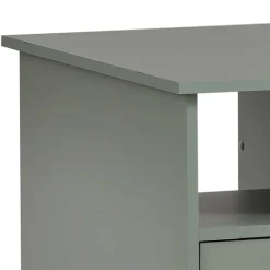 Schreibtisch mit Schubladen in Graugrün - Fegura Tische