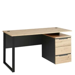 Sale Schreibtisch mit Schubladen zweifarbig - Kuetra Tische