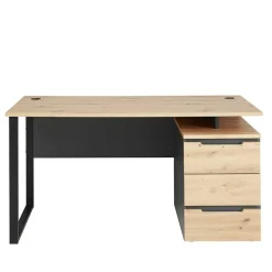 Sale Schreibtisch mit Schubladen zweifarbig - Kuetra Tische