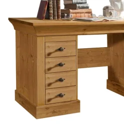 Online Schreibtisch Piatra aus Kiefer teilmassiv gelaugt und geölt Tische