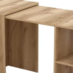 Online Schreibtisch zum Ausziehen in Eiche Optik - Vadoz Tische