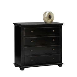Outlet Schubladenkommode Mamaia in Schwarz Kommoden