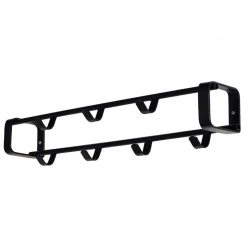 Clearance Schwarze Garderoben Kombi aus Stahl - Satroni (zweiteilig) Garderoben