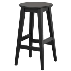 Sale Schwarzer Barhocker in runder Form - Riostar (2er Set) Hocker