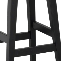 Sale Schwarzer Barhocker in runder Form - Riostar (2er Set) Hocker