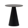 Sale Schwarzer Beistelltisch in Zylinderform - Masina Tische