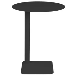 Sale Schwarzer Beistelltisch mit 40 cm Durchmesser - Ridona Tische