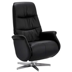 Schwarzer Entspannungssessel mit Armlehnen - Registran Sessel