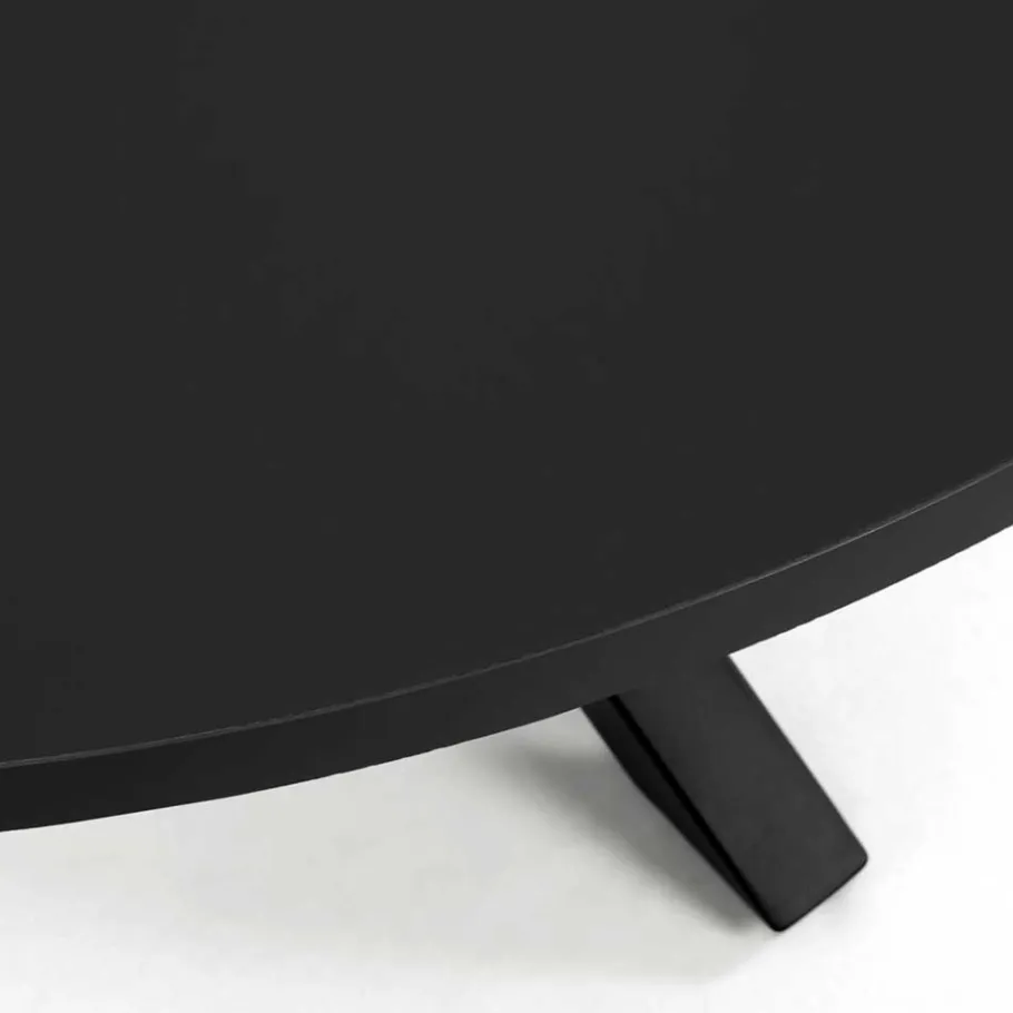 Schwarzer Küchentisch in modernem Design - Aknita Tische