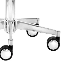 Schwarzer Schreibtisch Hocker auf Rollen - Arianno Hocker