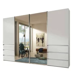 Schwebetürenkleiderschrank mit zwei Spiegeln - Galogero Kleiderschränke