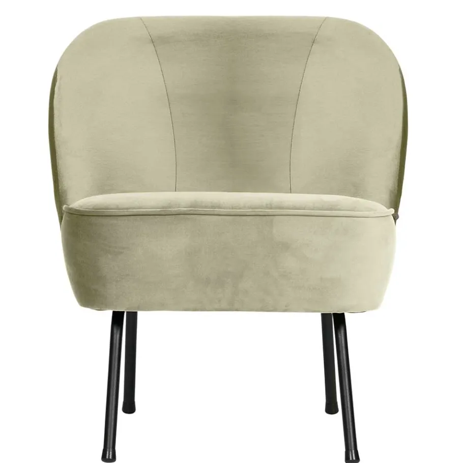 Sessel aus Samt in Graugrün - Ilussiana Sessel