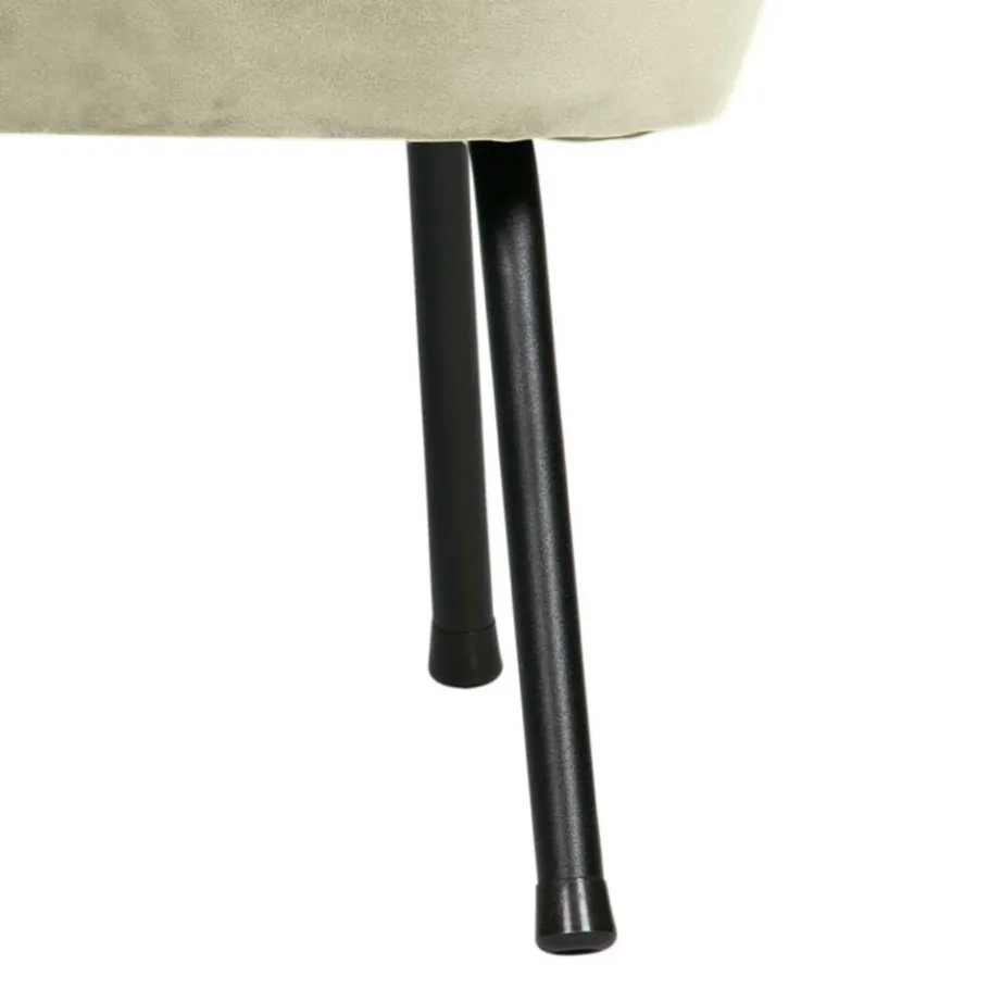 Sessel aus Samt in Graugrün - Ilussiana Sessel