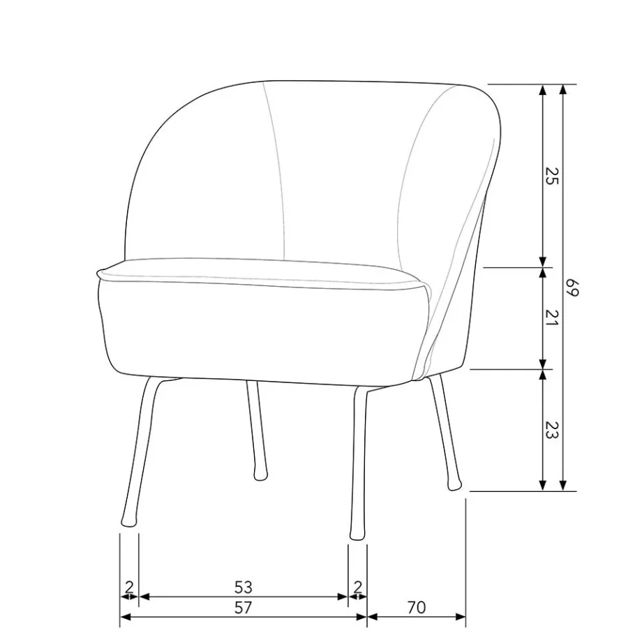 Sessel aus Samt in Graugrün - Ilussiana Sessel