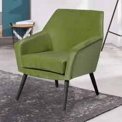 Sessel in Oliv Grün und Schwarz - Astrid Sessel