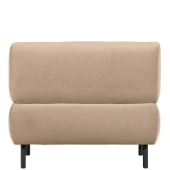 Sessel ohne Armlehnen in Creme Samt - Yorano Sessel