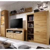 Outlet Set Design Wohnwand aus Asteiche - Landuva (vierteilig) Wohnwände