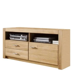 Outlet Set Design Wohnwand aus Asteiche - Landuva (vierteilig) Wohnwände