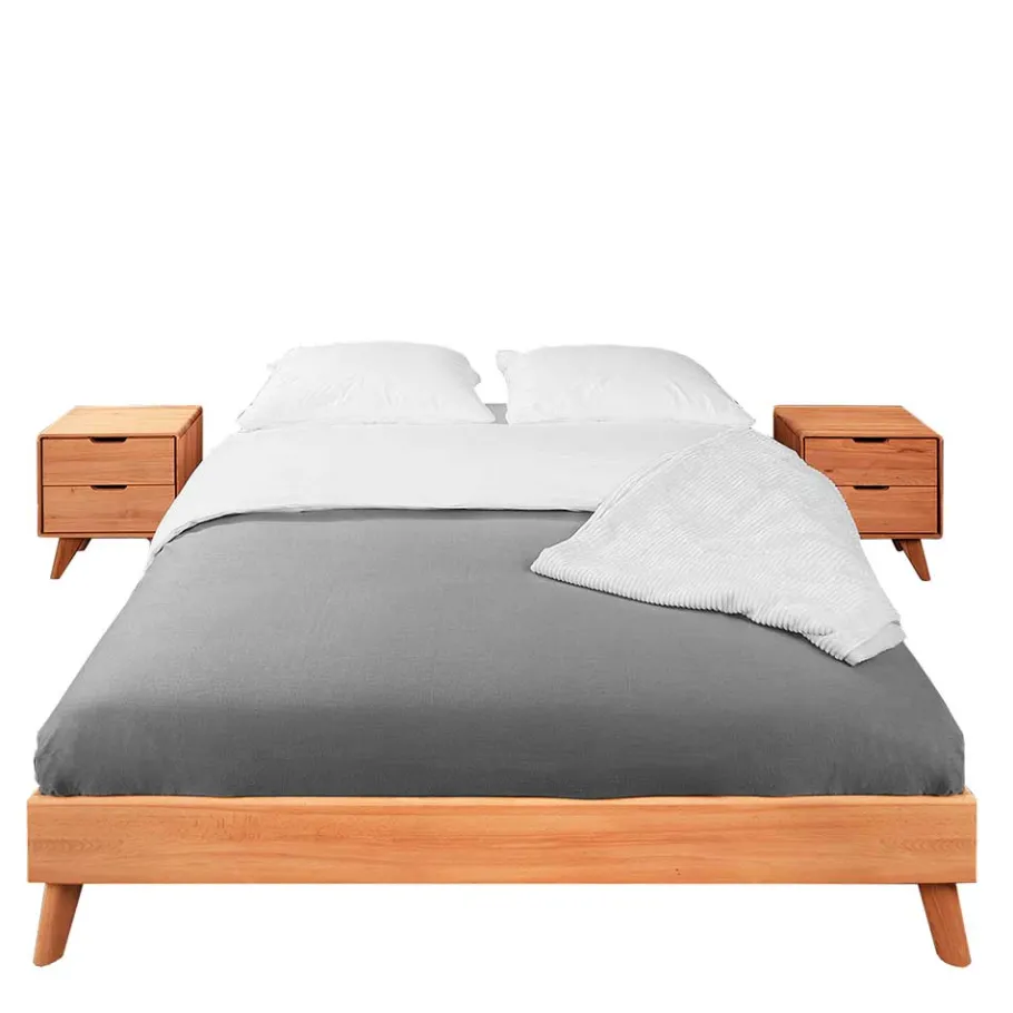 Set Doppelbett & Nachtkommoden - Junola I (dreiteilig) Betten