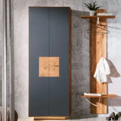 Clearance Set Flur-Möbel aus Wildeiche - Mandrey (zweiteilig) Garderoben