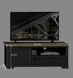 Clearance Set TV Wohnwand Möbel - Thumbs I (vierteilig) Wohnwände