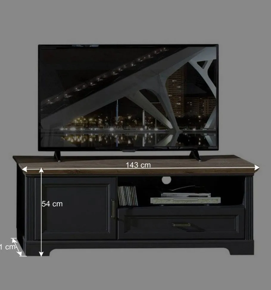 Clearance Set TV Wohnwand Möbel - Thumbs I (vierteilig) Wohnwände