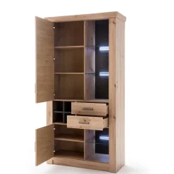 Clearance Set Wohnmöbel in Dekor Eiche - Wykina (vierteilig) Wohnwände