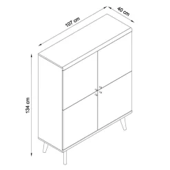 Sale Set Wohnraum Kombi mit TV Board - Cablos (dreiteilig) Wohnwände