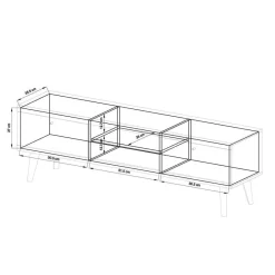 Set Wohnzimmer Möbel mit Sofatisch - Cablos I (fünfteilig) Wohnwände
