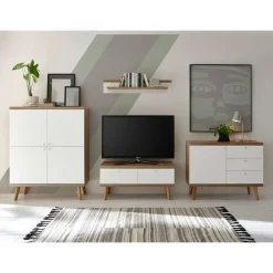 Clearance Set Wohnzimmer Schränke & Regal - Cablos (vierteilig) Wohnwände