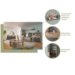 Sale Sideboard in der Größe 200x91x40 cm - Lucios Sideboards